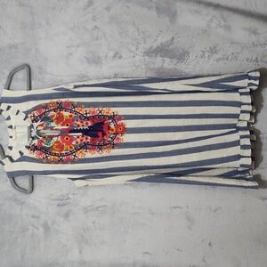 Altar'd State Size Large Striped Lined Dress
